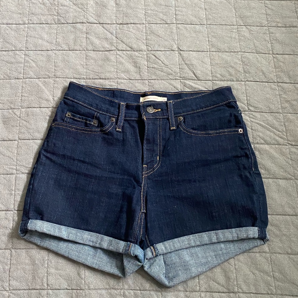 Levi’s Mid Length Jean Shorts